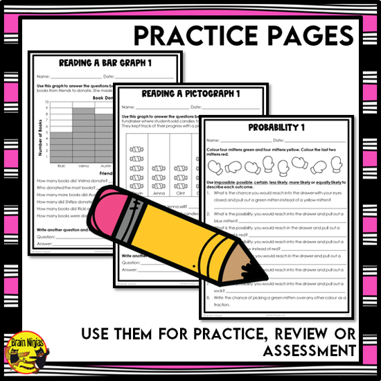 Statistics and Probability Interactive Math Unit | Paper | Grade 4 Gra ...