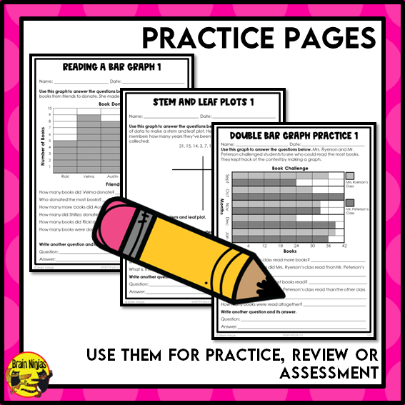 Stats Math Unit 5 Statistics and Probability Interactive Math Unit | Paper | Grade 5 ...