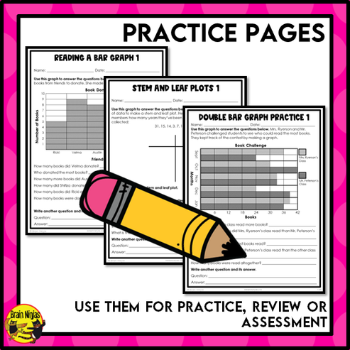 Statistics and Probability Interactive Math Unit | Paper | Grade 5 ...