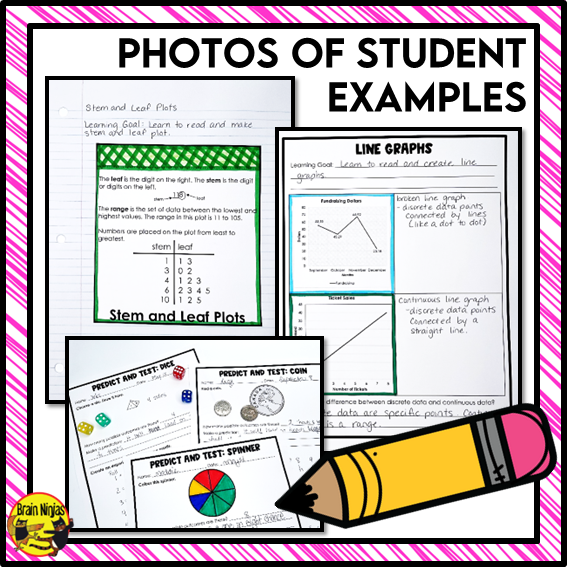 Statistics and Probability Interactive Math Unit | Paper | Grade 5 Grade 6