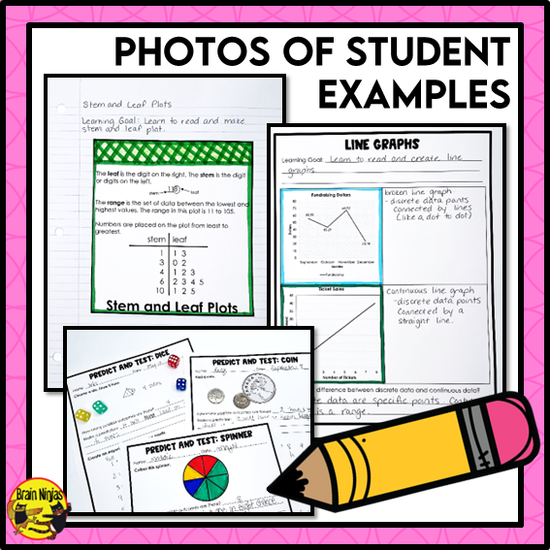 Statistics and Probability Interactive Math Unit | Paper | Grade 6 ...