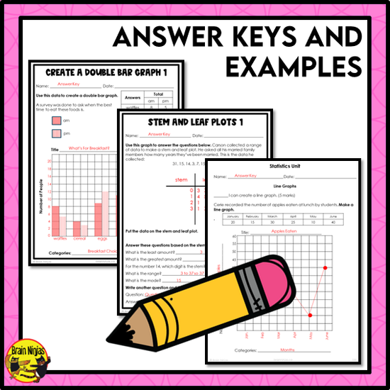 Statistics and Probability Interactive Math Unit | Paper | Grade 6 ...
