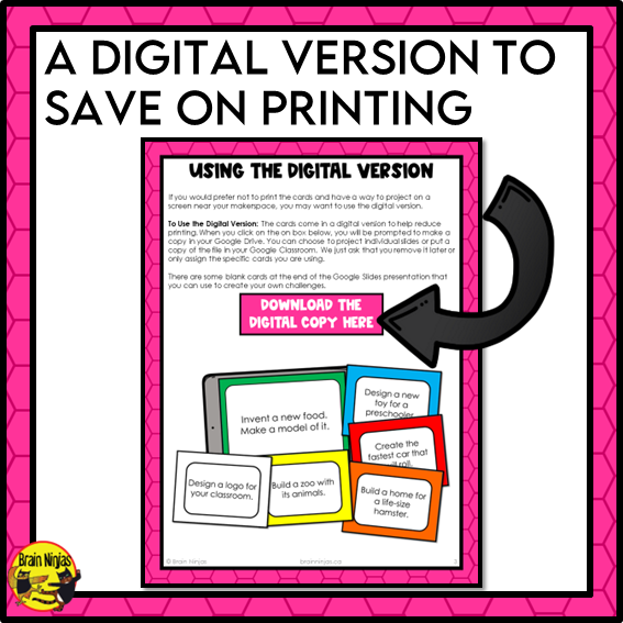 Makerspace Exploration Task Cards | Paper and Digital