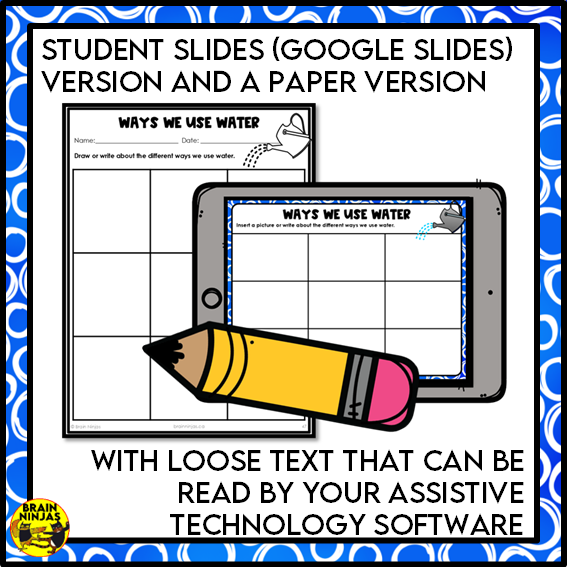 The Importance of Sunlight and Water Lessons and Activities | Paper and Digital