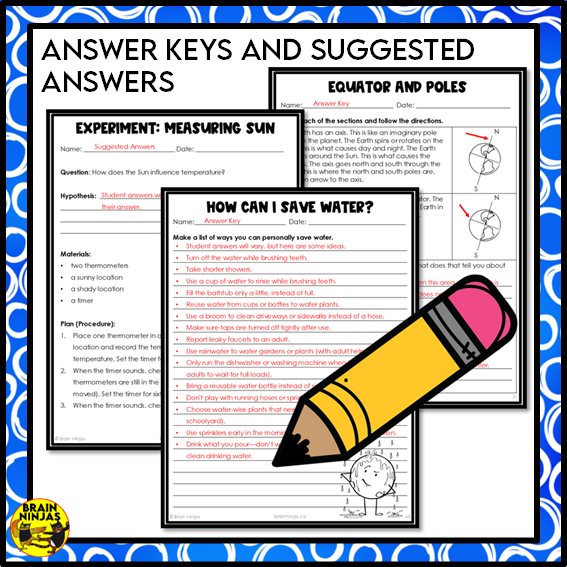 The Importance of Sunlight and Water Lessons and Activities | Paper and Digital