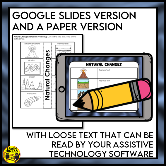 Surface Changes Lessons and Activities | Paper and Digital