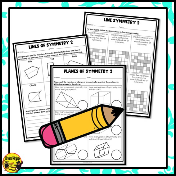 Reflection Symmetry Worksheet.pdf Reflection Symmetry and Lines of Symmetry Math Worksheets | Paper ...