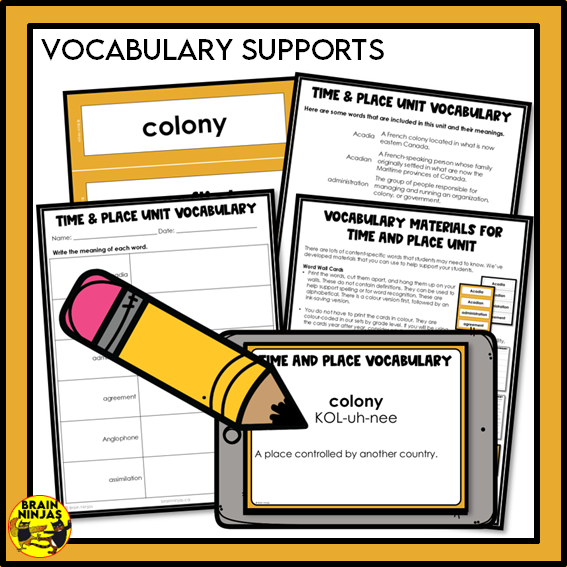 Alberta Social Studies Time and Place Unit | Paper and Digital