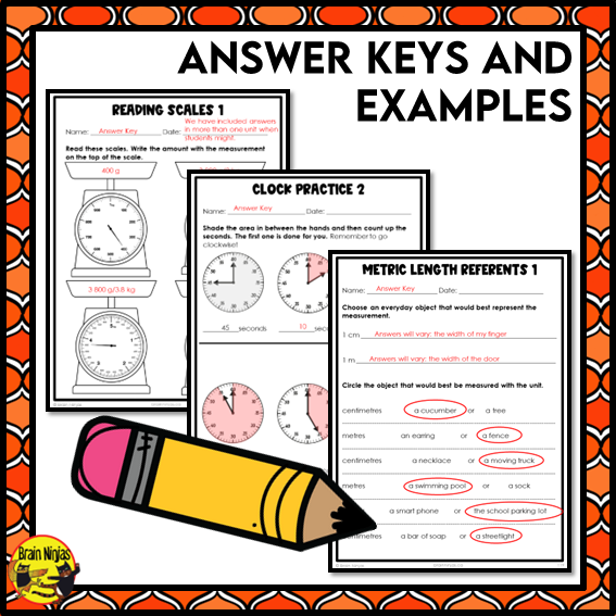 Time and Measurement Interactive Math Unit | Paper | Grade 3