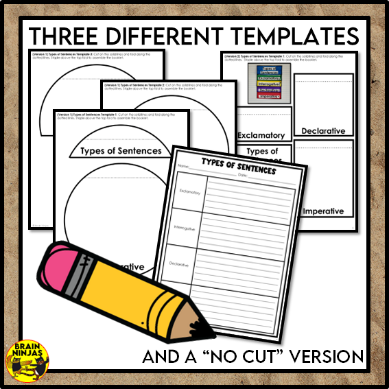 Types of Sentences Identifying and Punctuating With Pirate Theme | Paper and Digital