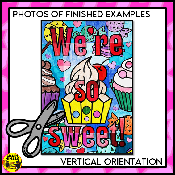 Valentine's Day Collaborative Poster We're So Sweet | Paper