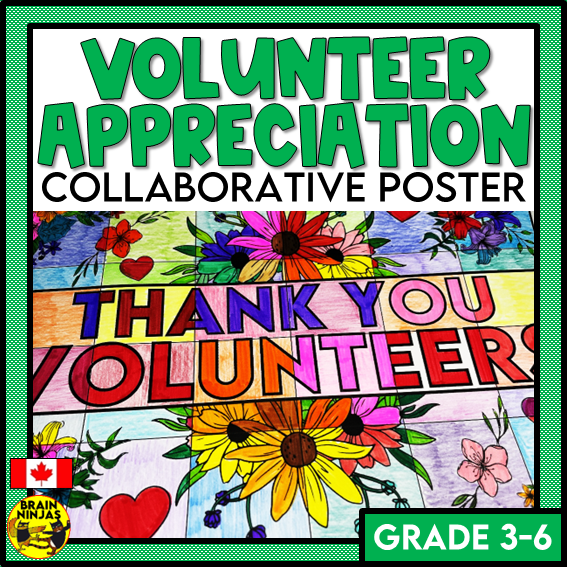 Volunteer Appreciation Collaborative Poster | Paper