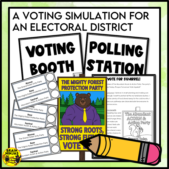 Voting and Elections Grade 3 Social Studies | Paper and Digital
