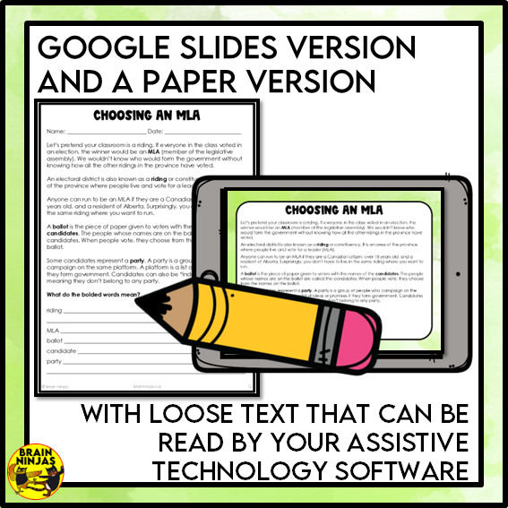 Voting and Elections Grade 3 Social Studies | Paper and Digital