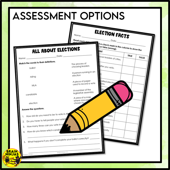 Voting and Elections Grade 3 Social Studies | Paper and Digital