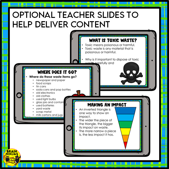 Methods of Waste Disposal Lesson and Activities | Paper and Digital