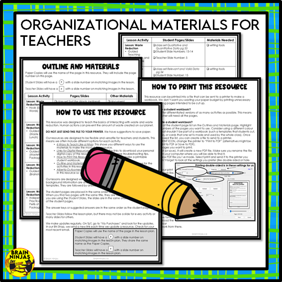 Design a Waste Reduction Plan | Paper and Digital