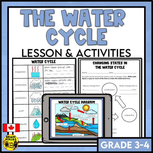 The Water Cycle Lessons and Activities | Paper and Digital