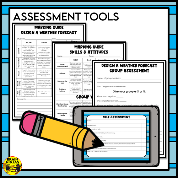 Design a Weather Forecast Lesson and Activity | STEM Challenge | Paper and Digital