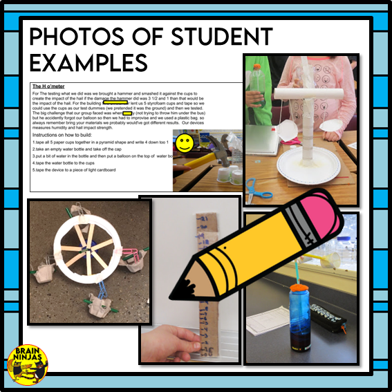 Weather Instruments Lessons and Activities STEM Challenge | Paper and Digital