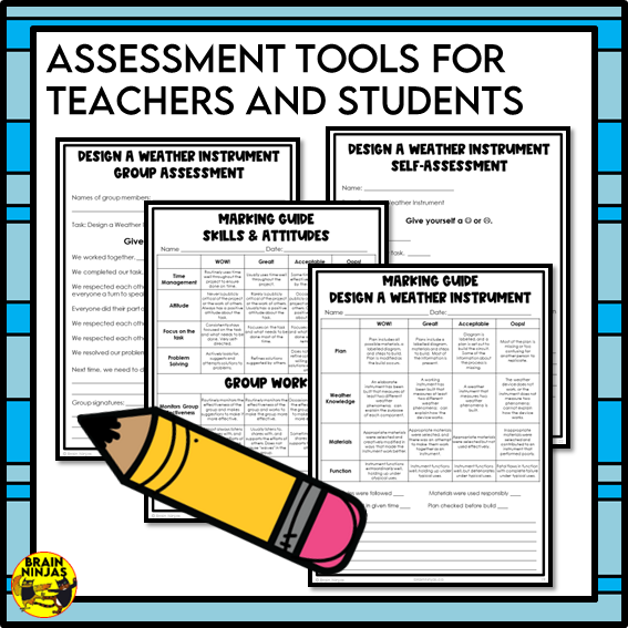 Weather Instruments Lessons and Activities STEM Challenge | Paper and Digital