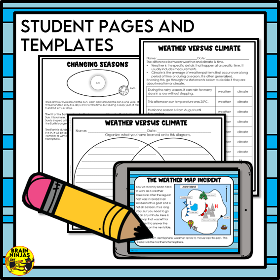 Weather Patterns and Climate Lessons Paper and Digital