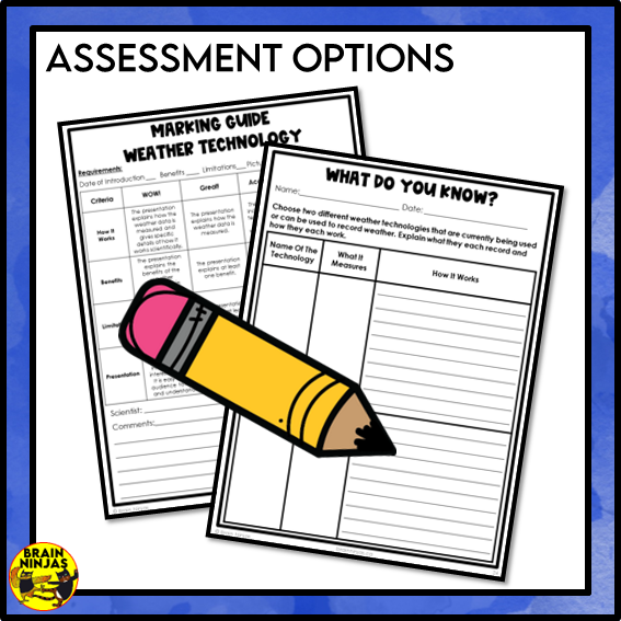 Modern and Historic Weather Tracking Technology Lesson and Activities | Paper and Digital