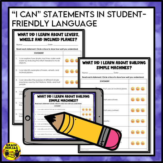 Wheels, Levers and Inclined Planes Lessons and Activities | Paper and Digital