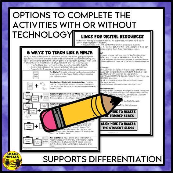 Wheels, Levers and Inclined Planes Lessons and Activities | Paper and Digital