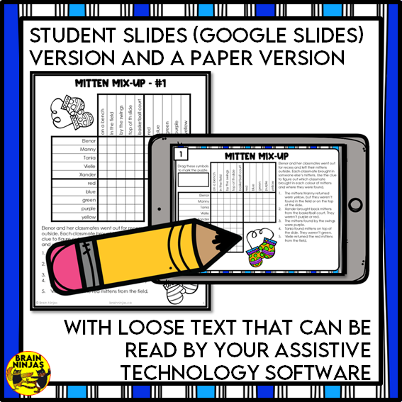 Winter Logic Puzzles | Paper and Digital