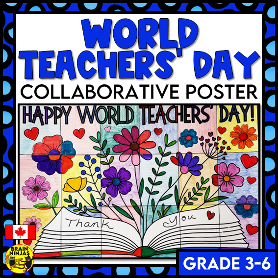 World Teachers' Day Collaborative Poster | Paper