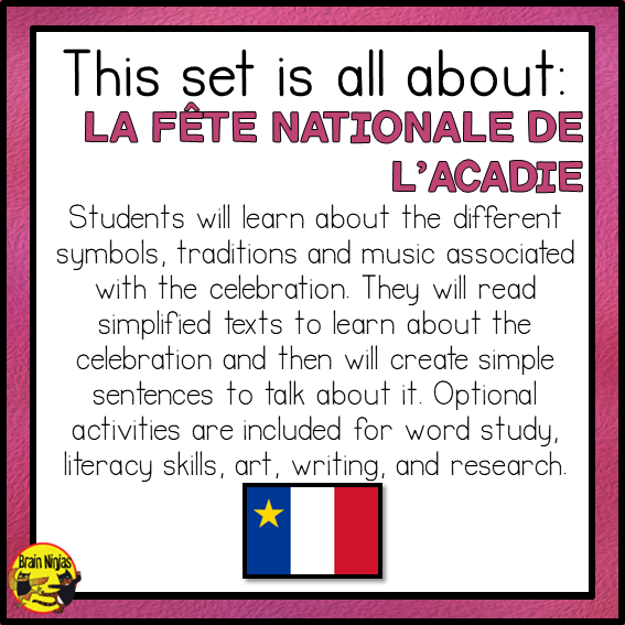 Francophone Celebrations in Canada | La Fête national de l'Acadie | Paper and Digital