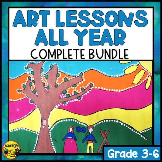 Art Lessons Full Year Bundle | Paper