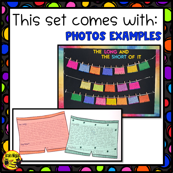 Free Back To School Writing Activity and Bulletin Board | Paper