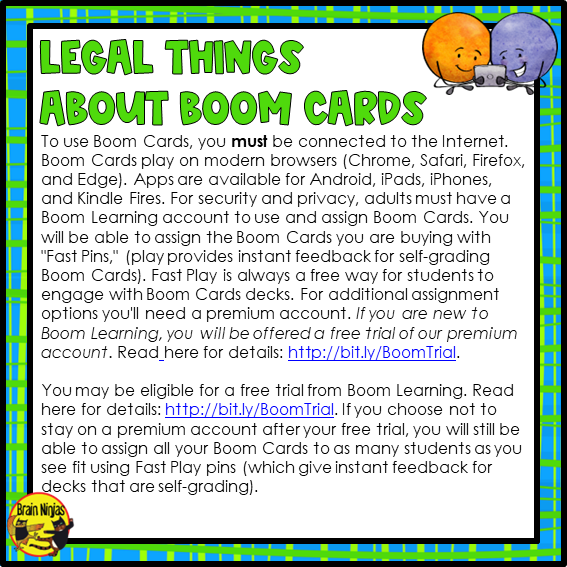Waste In Our World Biodegradability Boom Cards | Digital