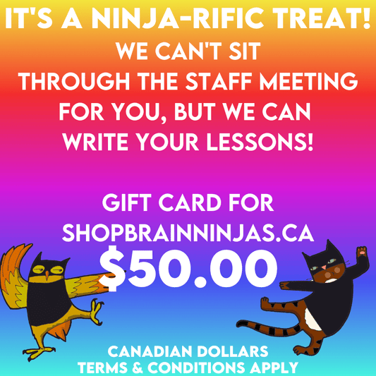 Brain Ninjas $50.00 Gift Card