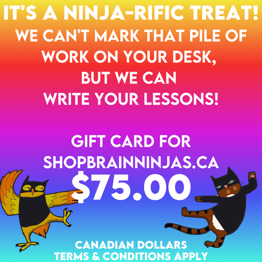 Brain Ninjas $75.00 Gift Card