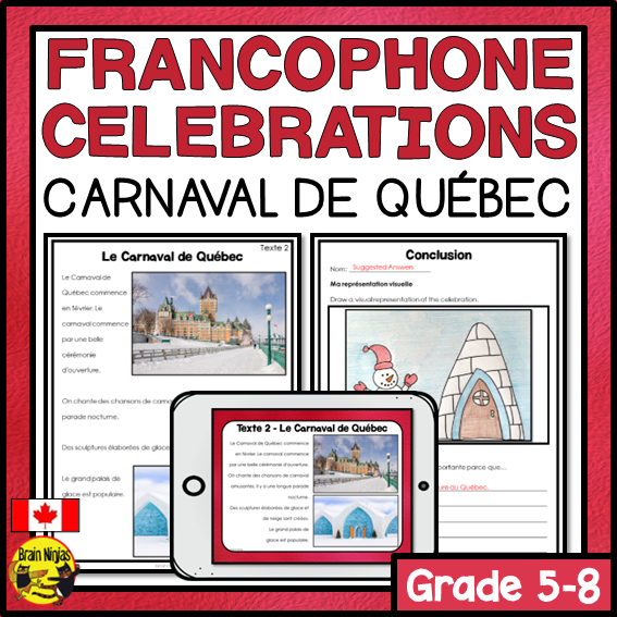 Francophone Celebrations in Canada | Le Carnaval de Québec | Paper and Digital