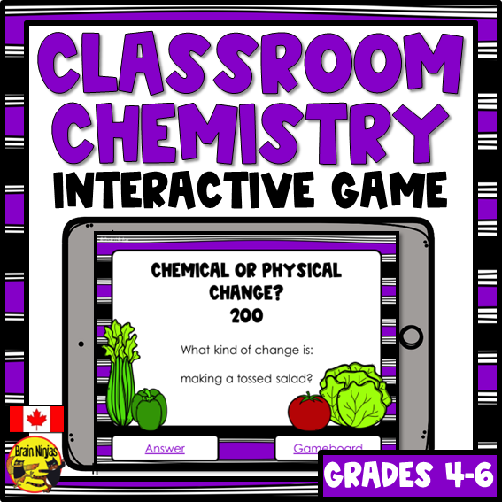 Chemistry | Interactive Review Game | Digital