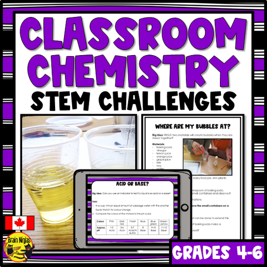 Chemistry STEM Challenges | Paper and Digital