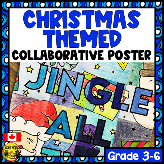 Christmas Collaborative Poster | Paper | Jingle All the Way