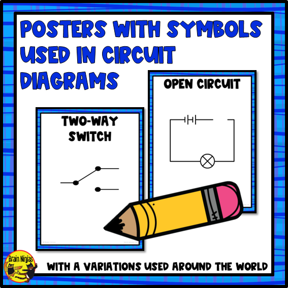 Electricity Circuit Diagram Posters | Paper and Digital