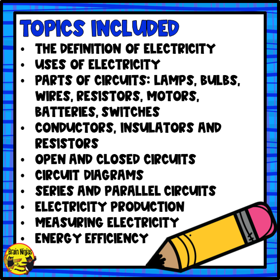Electricity Basic Lessons and Activities | Paper and Digital