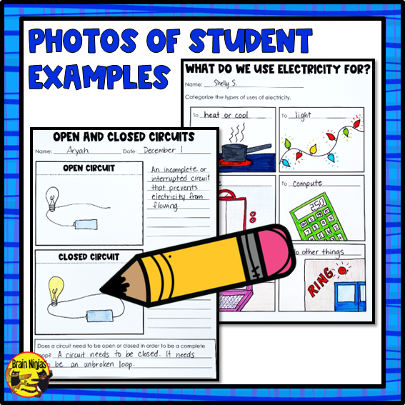 Electricity Basic Lessons and Activities | Paper and Digital