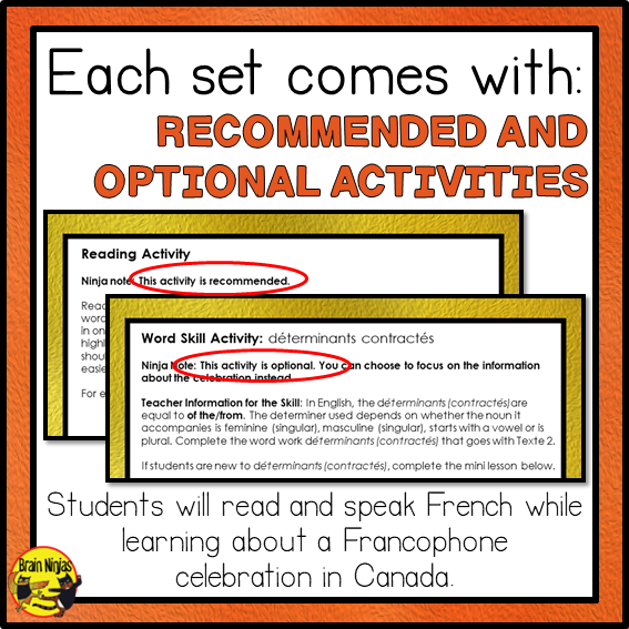 Francophone Celebrations in Canada | Bundle | Paper and Digital
