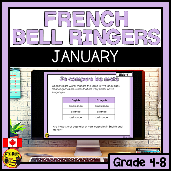 French Class Bell Ringers | janvier | Digital