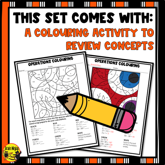 Halloween Math Worksheets | Numbers to 1000 | Paper | Grade 3