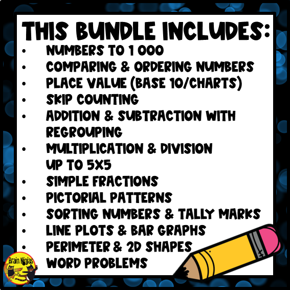 Holiday Math Worksheets Bundle | Numbers to 1000 | Paper