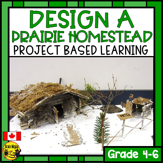 Design A Prairie Homestead | Project Based Learning | Paper