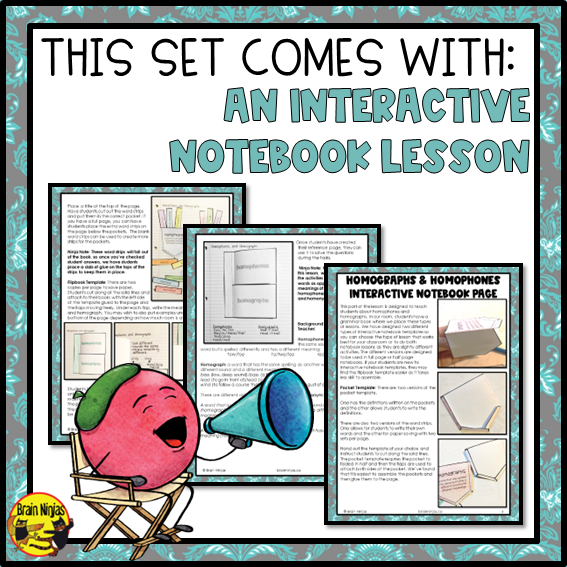 Homophones and Homographs Lessons and Activities | Paper and Digital